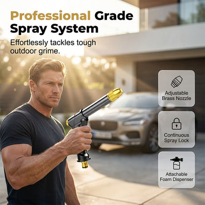🔥 50% RABATT 💦 High-Pressure Washer Spray Nozzle Set 🧼 För kraftfull rengöring av bil, trädgård & uteplats ✨